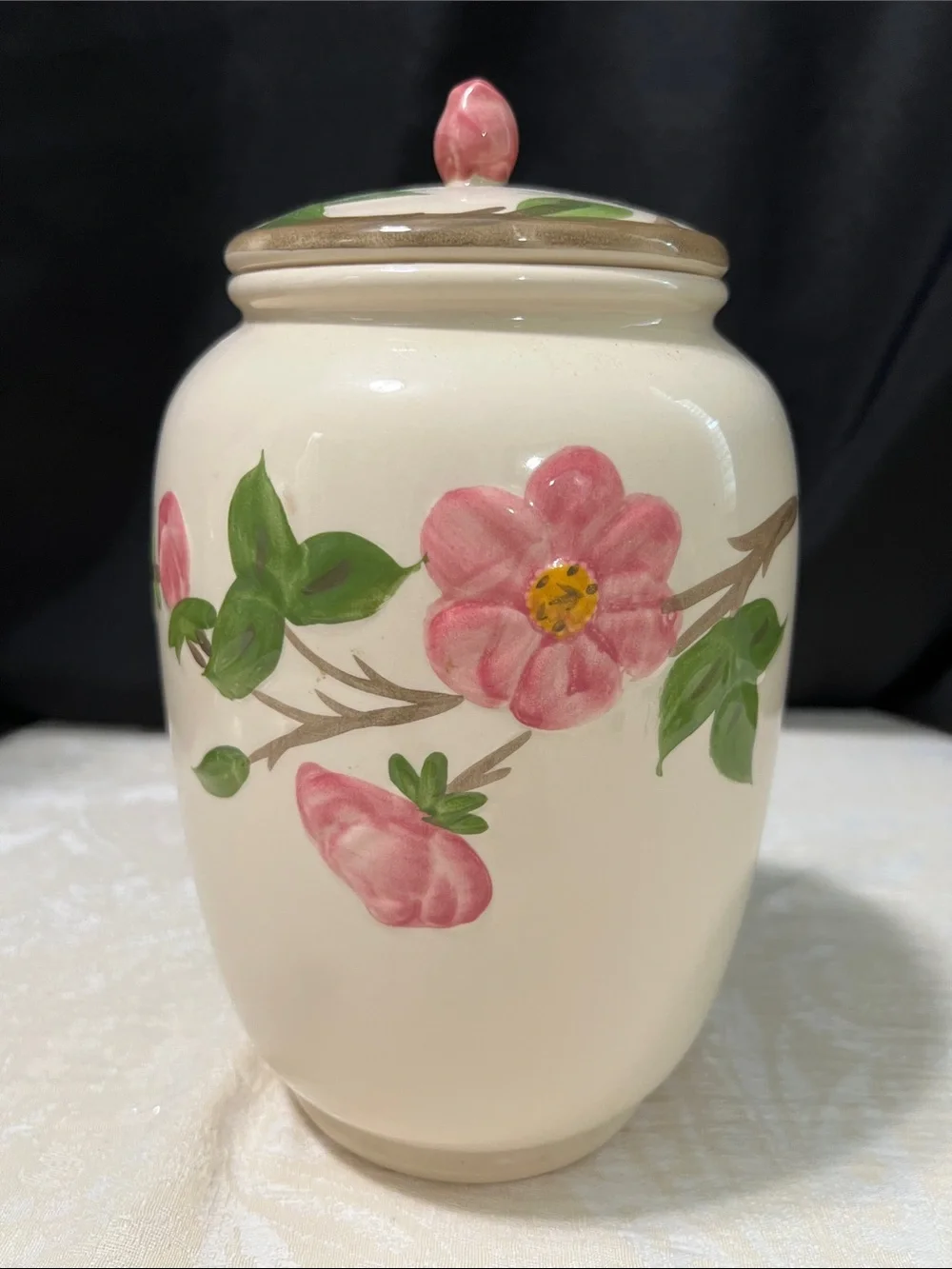 Franciscan Desert Rose Cookie Jar-England
